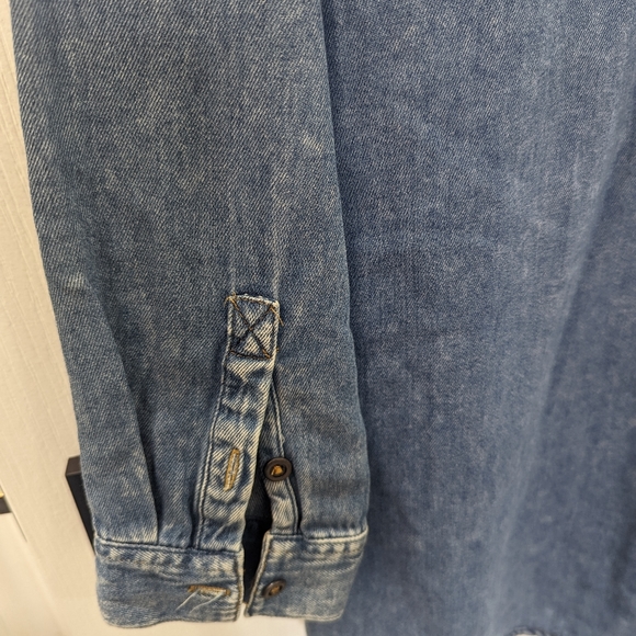 Forever 21 - Denim Woven Shirt Dress - Picture 7 of 12